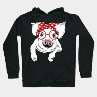 Bandana Pig Lover Hoodie